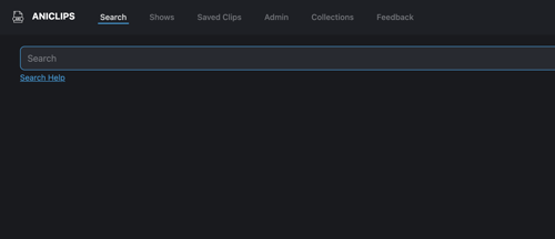 A screen shot of typing in the search bar