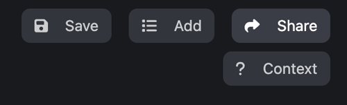 A screen shot of the save modal